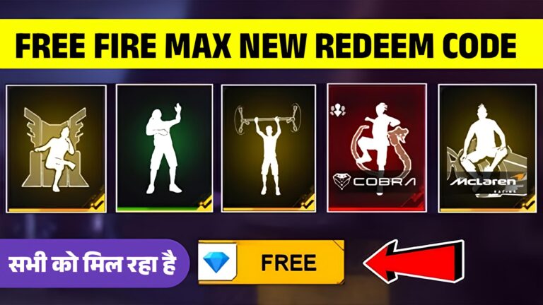 Free Fire Max Redeem Code Today